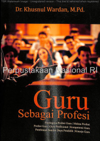 Guru sebagai profesi