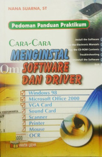 PEDOMAN PANDUAN PRAKTIKUM : Cara-cara Menginstal Software dan Driver