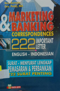 Marketing  & Bangking Correspondences 222 Important Letter English - Indonesia