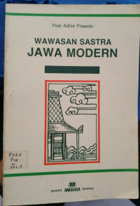 Wawasan Sastra Jawa Modern